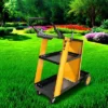 FURNIinspire Wheelbarrows And Lawn Carts Multi Function 3 Tier Welding Cart, Heavy Duty  Cart With Handles, Yellow And Black, 11.6“*27.7"*33.4" -Outdoor Kitchen & Living GUEST 8f5e9f8b cb11 4e8a b16b 9e13b3554aee