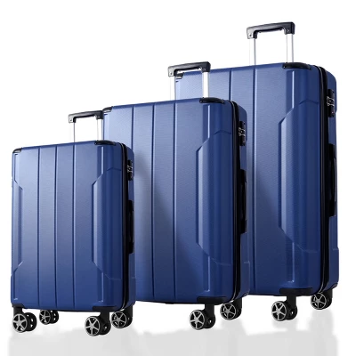 FURNIinspire Bag And Luggage Sets 3 Piece Suitcase Set, Expandable Hard Shell Carry On Luggage Sets, Travel Luggage Blue, 12"*18.3"*29.9" 7 FURNIinspire Bag And Luggage Sets 3 Piece Suitcase Set, Expandable Hard Shell Carry On Luggage Sets, Travel Luggage Blue, 12"*18.3"*29.9" - Image 5