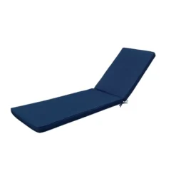 FURNIinspire Outdoor Seat Cushions Patio Lounge Chair Cushion Replacement, Outdoor Chair Cushion, Removable Cover, Dark Blue, 74.4"*22.05"*2.76" -Outdoor Kitchen & Living GUEST 931a59a6 586c 4623 a95a 3ad985ea14ea