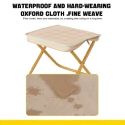 FURNIinspire Outdoor Portable Chair Compact Design With Storage Bag For Outdoor Adventures, Black, 10.24"*9.45"*9.45" -Outdoor Kitchen & Living GUEST 946e22e2 0241 4923 972e a8ecb75fa8e3