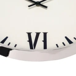 FURNIinspire Wall Clocks 20inch Round Roman Numeral Hanging Clock Modern Decorative Timepiece Bedroom Home Wall Decor, White, 20"*20"*1.75" -Outdoor Kitchen & Living GUEST 9b44326e 70c6 4b5e b4ca 3bbd98b820a4