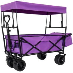 FURNIinspire Outdoor Serving Carts Collapsible Folding Wagon 300L Collapsible Wagon With Tailgate All-Terrain Wheels, Purple, 45.28"*22.83"*38.78" 11 FURNIinspire Outdoor Serving Carts Collapsible Folding Wagon 300L Collapsible Wagon With Tailgate All-Terrain Wheels, Purple, 45.28"*22.83"*38.78" -Outdoor Kitchen & Living GUEST 9c51b8be 5ec2 4b2a 807b f2ed91aaefda