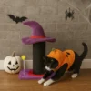 FURNIinspire Pet Tower Halloween Cat Tree Wizard Hat Cat Scratching Post, Cute Cat Toys Kitten Pet Furniture Indoor, Purple, 15.8"*11.8"*23.6" -Outdoor Kitchen & Living GUEST a1f5a044 664a 4e05 86da 8101e5fcf6fb