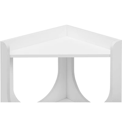 FURNIinspire Pet Beds Pet Furniture, Hollow Design Multifunctional Double Layer Cat Station, Cat Bed Cat House Cat Nest, White, 18.78"*18.78"*27.56" 6 FURNIinspire Pet Beds Pet Furniture, Hollow Design Multifunctional Double Layer Cat Station, Cat Bed Cat House Cat Nest, White, 18.78"*18.78"*27.56" - Image 4