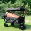 FURNIinspire Outdoor Serving Carts Collapsible Wagon 140L Wagons Carts Foldable With Removable Canopy Folding Wagon Cart, Black, 35.4"*19.7"*44.5" 1 FURNIinspire Outdoor Serving Carts Collapsible Wagon 140L Wagons Carts Foldable With Removable Canopy Folding Wagon Cart, Black, 35.4"*19.7"*44.5" -Outdoor Kitchen & Living GUEST a7a03e85 4150 4d47 b9c4 01a2e5d59175