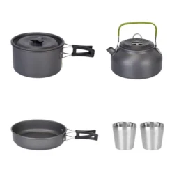 FURNIinspire Outdoor Grills, Griddles And Smokers Premium Camp Chef Set, Gourmet Outdoor Cookware For Small Groups BBQ Time, Black, 7.48"*7.48"*5.12" 11 FURNIinspire Outdoor Grills, Griddles And Smokers Premium Camp Chef Set, Gourmet Outdoor Cookware For Small Groups BBQ Time, Black, 7.48"*7.48"*5.12" -Outdoor Kitchen & Living GUEST ac9e2f26 88a2 4bdf 9d3f 3350fa055c60