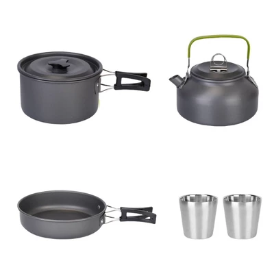 FURNIinspire Outdoor Grills, Griddles And Smokers Premium Camp Chef Set, Gourmet Outdoor Cookware For Small Groups BBQ Time, Black, 7.48"*7.48"*5.12" 7 FURNIinspire Outdoor Grills, Griddles And Smokers Premium Camp Chef Set, Gourmet Outdoor Cookware For Small Groups BBQ Time, Black, 7.48"*7.48"*5.12" - Image 5