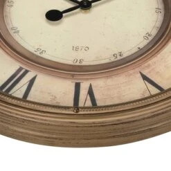 FURNIinspire Wall Clocks Round Roman Numeral Clock Decorative Living Room Hanging Clock Vintage Timepiece Home Decor, Brown, 20"*20"*2" 8 FURNIinspire Wall Clocks Round Roman Numeral Clock Decorative Living Room Hanging Clock Vintage Timepiece Home Decor, Brown, 20"*20"*2" -Outdoor Kitchen & Living GUEST af5887bf 7c22 4859 9930 d5e053b13992