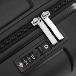 FURNIinspire Bag And Luggage Sets 20 Inch Luggage Set, Lightweight Checked Suitcase With 2 Mesh Bag Travel Business, Black , 8.3"*13.6"*21.5" -Outdoor Kitchen & Living GUEST b1118dbc 8498 4014 a993 5662490ade81