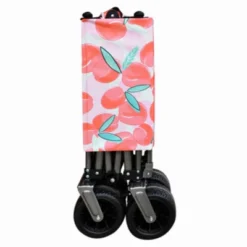 FURNIinspire Outdoor Serving Carts Utility Park Garden Cart Tool Customized Color Folding Camping Trolley Outdoor Picnic, Pink, 37.8"*21.2"*34.45" -Outdoor Kitchen & Living GUEST b3a34949 17f7 446d 9df6 029618ad9fe5