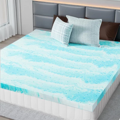 FURNIinspire Mattresses Memory Foam Cooling Gel Mattress Bed Topper For Back Pain 11 FURNIinspire Mattresses Memory Foam Cooling Gel Mattress Bed Topper For Back Pain - Image 9