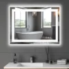 FURNIinspire Bathroom Vanity Mirrors Anti-Fog Bathroom Mirror, Rectangle Bathroom Vanity Mirror, Adjustable Brightness, Tempered Glass, 28"*20" -Outdoor Kitchen & Living GUEST b58bd46c 0b0a 49c3 aa34 a23e10dc0b7f