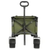 FURNIinspire Outdoor Serving Carts Collapsible Foldable Extended Wagon With 480lb Weight Capacity All-Terrain Beach Wheels, Green, 37.8"*21.65"*34.33" -Outdoor Kitchen & Living GUEST b718ba68 fbc8 4d2b 9c51 caaca9c095fe