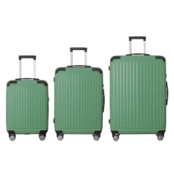 FURNIinspire Bag And Luggage Sets 3 Size Luggage Suitcases With Wheels, Hard Rolling Suitcase Set For Travel Business, Green, 20.87"*11.81"*30.31" 10 FURNIinspire Bag And Luggage Sets 3 Size Luggage Suitcases With Wheels, Hard Rolling Suitcase Set For Travel Business, Green, 20.87"*11.81"*30.31" -Outdoor Kitchen & Living GUEST b8433e43 7d14 4b05 9331 dd24890aed51