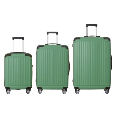 FURNIinspire Bag And Luggage Sets 3 Size Luggage Suitcases With Wheels, Hard Rolling Suitcase Set For Travel Business, Green, 20.87"*11.81"*30.31" 6 FURNIinspire Bag And Luggage Sets 3 Size Luggage Suitcases With Wheels, Hard Rolling Suitcase Set For Travel Business, Green, 20.87"*11.81"*30.31" - Image 5