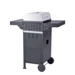 FURNIinspire Outdoor Grills, Griddles And Smokers Professional 2 Burner Gas Grill, Stainless Steel BBQ With Pizza Oven, Black, 22.6"*23.6"*17.32" -Outdoor Kitchen & Living GUEST c06460e8 41cc 486b 80cf 7e8bde6009b6