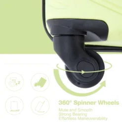 FURNIinspire Bag And Luggage Sets 4 Piece Stylish Suit Cases Lightweight Suitcases With Wheels For Travel Business, Green, 18.78"*10.83"*28" 10 FURNIinspire Bag And Luggage Sets 4 Piece Stylish Suit Cases Lightweight Suitcases With Wheels For Travel Business, Green, 18.78"*10.83"*28" -Outdoor Kitchen & Living GUEST c066b392 55f2 4541 81a0 c457c325f562