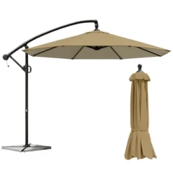 FURNIinspire Patio Umbrellas, Double Sided Twin Patio Umbrella Outdoor, Brown 21 FURNIinspire Patio Umbrellas, Double Sided Twin Patio Umbrella Outdoor, Brown -Outdoor Kitchen & Living GUEST cb0272ce d11e 4c90 9849 5d5026831bdc