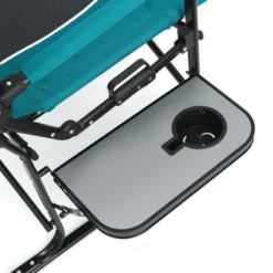 FURNIinspire Outdoor Portable Chairs Camping Chair Directors Chair, Oversized Portable Folding Chair With Side Table, Blue, 27.56"*24.41"*43.31" 10 FURNIinspire Outdoor Portable Chairs Camping Chair Directors Chair, Oversized Portable Folding Chair With Side Table, Blue, 27.56"*24.41"*43.31" -Outdoor Kitchen & Living GUEST cf92d8fb c7c7 45f3 8a29 e400059c9126