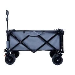 FURNIinspire Wheelbarrows And Lawn Carts Garden Cart Yard Cart, Collapsible Folding Wagon, Beach Wagon For Camping, Gray, 46.85"*22.05"*41.34" -Outdoor Kitchen & Living GUEST d7f3dc69 6de9 415b a6fb 12a79019fbd4