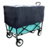 FURNIinspire Outdoor Serving Carts 360lbs Foldable Wagon Cart Beach Wagon Utility Cart Wagon Grocery Cart For Fishing, Blue, 35.04"*21.65"*38.98" -Outdoor Kitchen & Living GUEST d860a59b 7b5f 4ffc a2b5 ae813bf8d36e