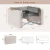 FURNIinspire Outdoor Grills, Griddles And Smokers Professional Foldable Dual Surface Charcoal Grill For BBQ System Outdoor, Beige, 16.33"*4.82"*12.8" -Outdoor Kitchen & Living GUEST dce13609 e0eb 4176 a4f9 f8388f7e5750