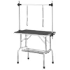 FURNIinspire Pet Grooming Tools Foldable Pet Grooming Table For Pet Large Dogs And Cats With Adjustable, Bathing Station, Black, 48"*23.6"*65.5" -Outdoor Kitchen & Living GUEST e02267cc 7a00 4674 8e45 6dd80ad004bb