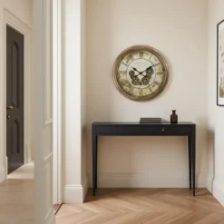 FURNIinspire Wall Clocks 24inch Timepiece Living Room Wall Clock Decorative Hanging Clock Vintage Wall Decor For Bedroom, Brown, 22.75"*22.75"*3" 9 FURNIinspire Wall Clocks 24inch Timepiece Living Room Wall Clock Decorative Hanging Clock Vintage Wall Decor For Bedroom, Brown, 22.75"*22.75"*3" -Outdoor Kitchen & Living GUEST e1439c74 1c59 4f03 a78c 98e178703df6