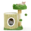 FURNIinspire Pet Tower Indoor Cat Tree Cat Tower Cozy Cat Apartment, Cat Condo With Sisal Grab Post, Shake Ball, Multicolored, 16.5"*12"*21.5" -Outdoor Kitchen & Living GUEST e6cd80c7 f400 408a 863f 1622c94101f7