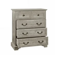 FURNIinspire Dressers 5 Drawers Dresser With Natural Texture, Storage Dressers Organizer For Bedroom, Living Room, Nursery, Gray, 31.5"*15.55"*35.43" -Outdoor Kitchen & Living GUEST e999b23c cbc6 4a7d ad19 409d515efbc8