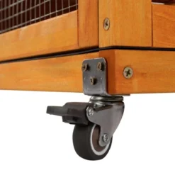 FURNIinspire Pet Crates And Houses, Tier Rabbit Hutch On Wheels, Openable Roof, Easy-to-Clean Tray, House For Small Animals, Orange, 38"*22"*6" 9 FURNIinspire Pet Crates And Houses, Tier Rabbit Hutch On Wheels, Openable Roof, Easy-to-Clean Tray, House For Small Animals, Orange, 38"*22"*6" -Outdoor Kitchen & Living GUEST ede1b045 aae0 47ab 85bb 2a92e476d5ee