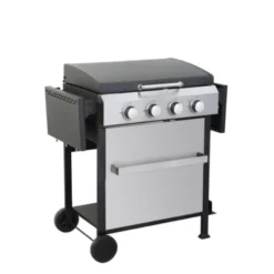 FURNIinspire Outdoor Grills, Griddles And Smokers Professional 4 Burner Gas Grill, Stainless Steel BBQ With Pizza Oven, Black, 31.1"*22.84"*14.96" -Outdoor Kitchen & Living GUEST f5f220ac 40b8 4c38 84a7 9301fdeb17a5