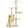 FURNIinspire Pet Tower Interactive Cat Condo Tower Activity Tree House, Pet Tower, Cat Tree Cat Playhouse, Cat Climbers, Beige, 19.78"*13.75"*52.75" 2 FURNIinspire Pet Tower Interactive Cat Condo Tower Activity Tree House, Pet Tower, Cat Tree Cat Playhouse, Cat Climbers, Beige, 19.78"*13.75"*52.75" -Outdoor Kitchen & Living GUEST f79df3d3 fecf 49bf 8415 330d3f218901