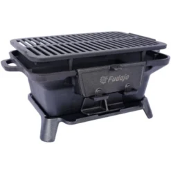 FURNIinspire Outdoor Grills, Griddles And Smokers Enameled Cast Iron Hibachi, Elegant Portable Grill For Outdoor Entertaining, Black, 17"*12"*9.9" 11 FURNIinspire Outdoor Grills, Griddles And Smokers Enameled Cast Iron Hibachi, Elegant Portable Grill For Outdoor Entertaining, Black, 17"*12"*9.9" -Outdoor Kitchen & Living GUEST f88ba165 9aa5 4a73 a510 73a555a85e71