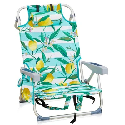 FURNIinspire Outdoor Portable Chair Lightweight Frame With Extra Storage For Active Lifestyles, Lemon, 24.8"*25.6"*32.28" 7 FURNIinspire Outdoor Portable Chair Lightweight Frame With Extra Storage For Active Lifestyles, Lemon, 24.8"*25.6"*32.28" - Image 5