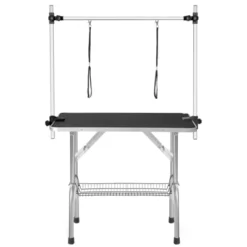 FURNIinspire Pet Grooming Tools Foldable Pet Grooming Table For Pet Large Dogs And Cats With Adjustable, Bathing Station, Black, 48"*23.6"*65.5" 11 FURNIinspire Pet Grooming Tools Foldable Pet Grooming Table For Pet Large Dogs And Cats With Adjustable, Bathing Station, Black, 48"*23.6"*65.5" -Outdoor Kitchen & Living GUEST fa229d10 188b 40b0 b42b 7f4b9f6fba61