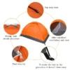 FURNIinspire Camping Tents Single Person Waterproof Dome Camping Dome Tent For Outdoor Hiking, Easy To Carry, Orange, 47.2"*78.7"*39.4"