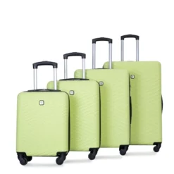 FURNIinspire Bag And Luggage Sets 4 Piece Stylish Suit Cases Lightweight Suitcases With Wheels For Travel Business, Green, 18.78"*10.83"*28" 11 FURNIinspire Bag And Luggage Sets 4 Piece Stylish Suit Cases Lightweight Suitcases With Wheels For Travel Business, Green, 18.78"*10.83"*28" -Outdoor Kitchen & Living GUEST fceff2b0 e013 412d 9818 f3b6864f2b25