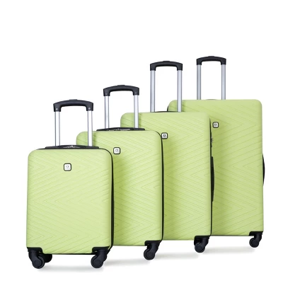 FURNIinspire Bag And Luggage Sets 4 Piece Stylish Suit Cases Lightweight Suitcases With Wheels For Travel Business, Green, 18.78"*10.83"*28" 7 FURNIinspire Bag And Luggage Sets 4 Piece Stylish Suit Cases Lightweight Suitcases With Wheels For Travel Business, Green, 18.78"*10.83"*28" - Image 5