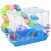 FURNIinspire 2-Tier Hamster Cage With Wheel And Water Bottle,19"*11.75"*14.5" -Outdoor Kitchen & Living GUEST fd647d41 d13a 4959 b7e5 f37a10ec32db
