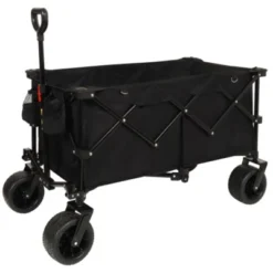FURNIinspire Outdoor Serving Carts Heavy Duty Foldable Utility Wagon Terrain Quiet Wheels For Camping Gardening Picnic, Black, 38.58"*24.02"*39.17" 11 FURNIinspire Outdoor Serving Carts Heavy Duty Foldable Utility Wagon Terrain Quiet Wheels For Camping Gardening Picnic, Black, 38.58"*24.02"*39.17" -Outdoor Kitchen & Living GUEST fe2bf8fd 4a7f 496b 8086 52c5473f7f0d