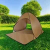 FURNIinspire Camping Tents Pop Up Beach Tent Sun Shade Shelter For Outdoor Beach Camping, Waterproof Tent Canopy, Brown, 64.96"*59.06"*43.3" -Outdoor Kitchen & Living GUEST fec991eb b122 4828 9a83 095662ce53fc