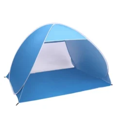 FURNIinspire Camping Tents Beach Tent Sun Shelter, Family Tent For Outdoors, Hiking, Picnic, Beach, Adventure, Blue, 78.74"*59.06"*51.18" -Outdoor Kitchen & Living GUEST ff73869e ec1c 4caa b695 54ebf62e79e3